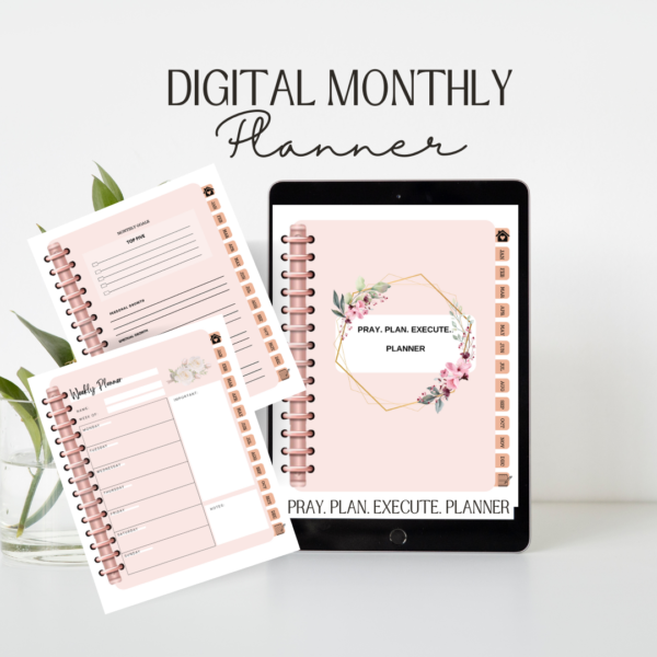 Digital Monthly Planner